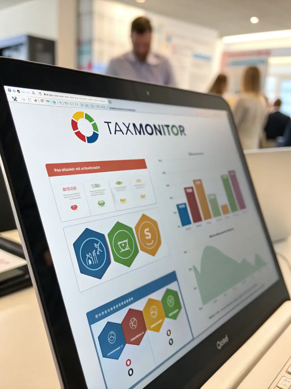 A screenshot of the TurboTax software interface on a desktop computer, highlighting its tax preparation and filing features, used in a review on BudgetTogether Co.